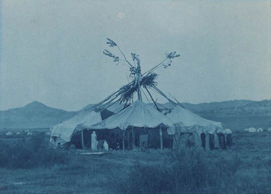 (CURTIS, EDWARD S.) (1868-1952) ""Gray Dawn, Cheyenne.""